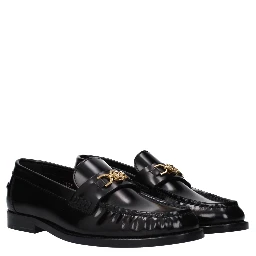 حذاء لوفر أسود من الجلد سهل الارتداء