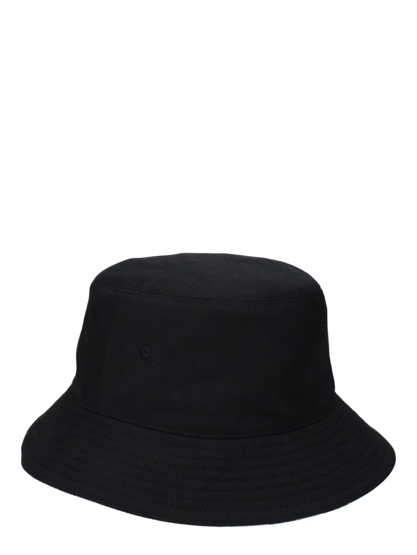 Black Fabric Bucket Hat