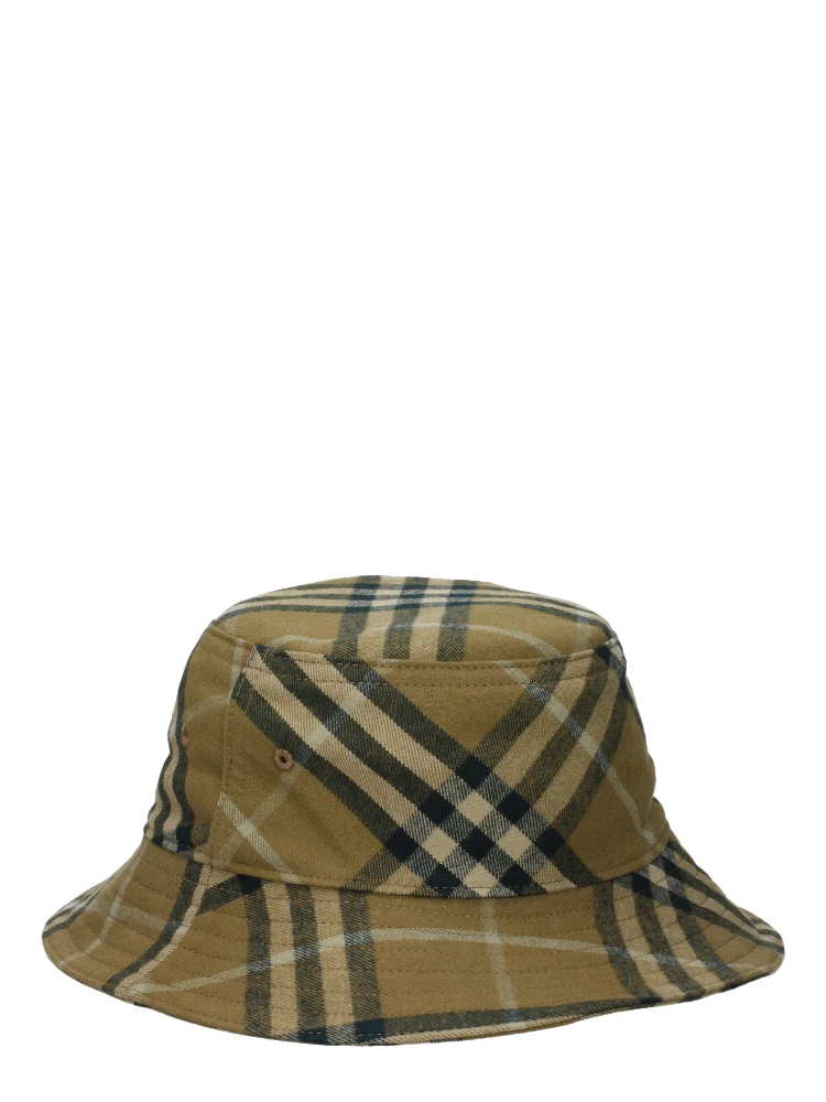 Green Cotton Bucket Hat