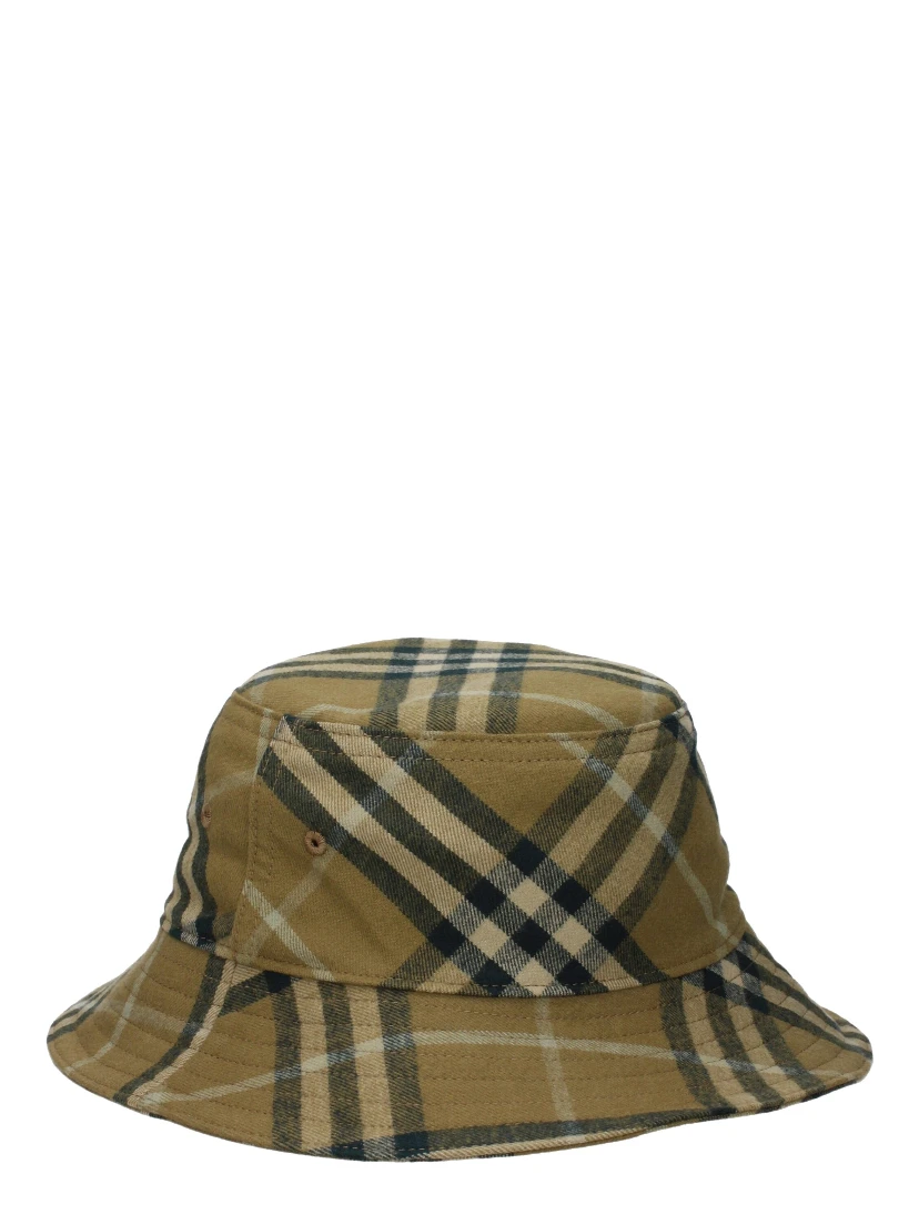 Green Cotton Bucket Hat