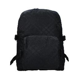 Black Fabric Backpack