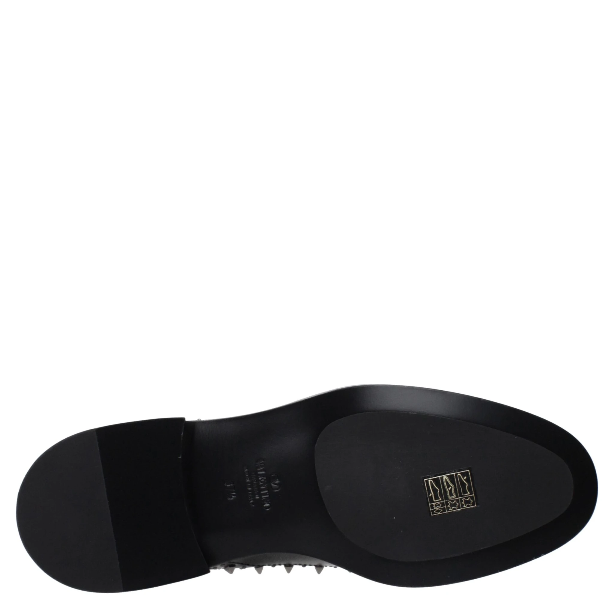 Black Leather Oxfords And Derbies