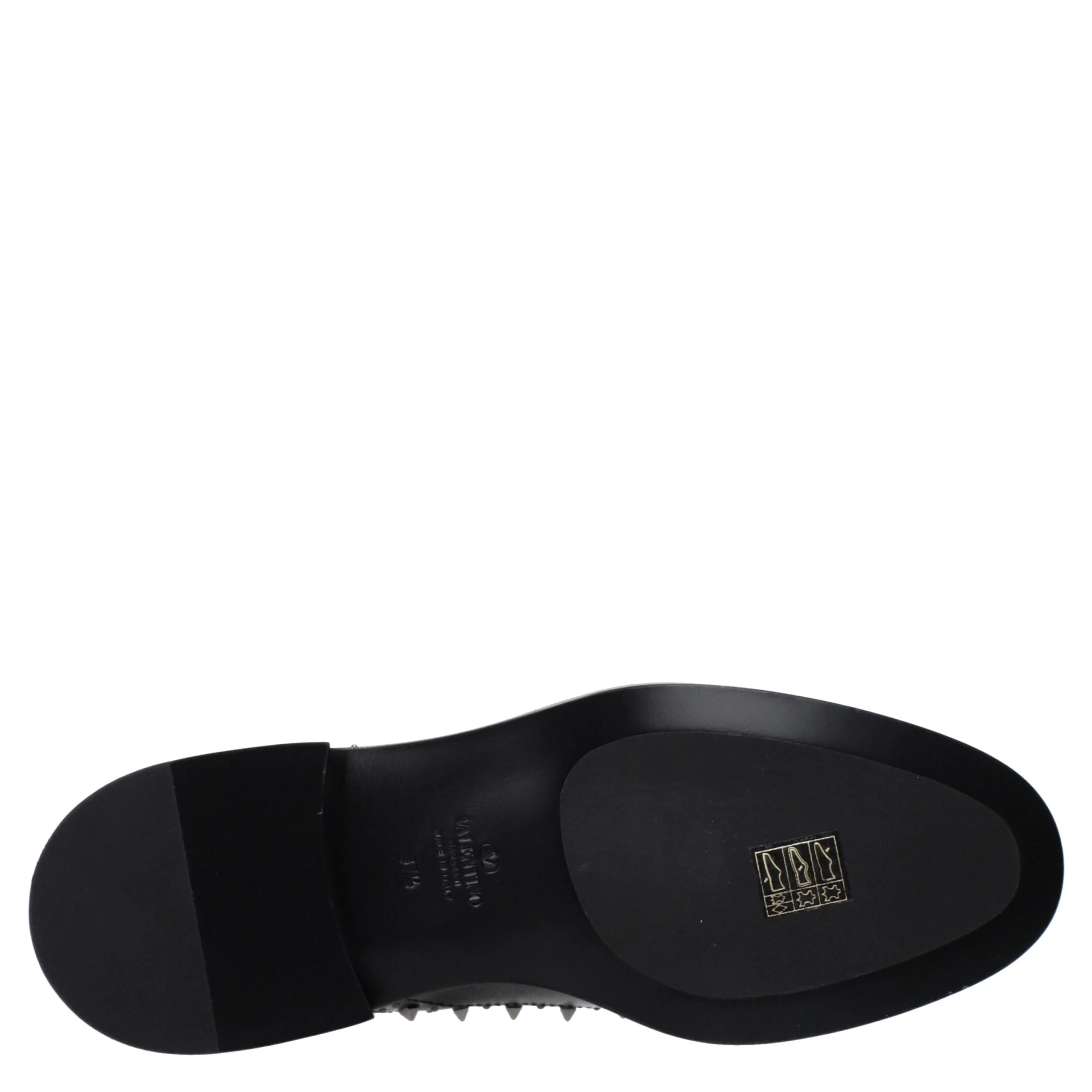 Black Leather Oxfords And Derbies