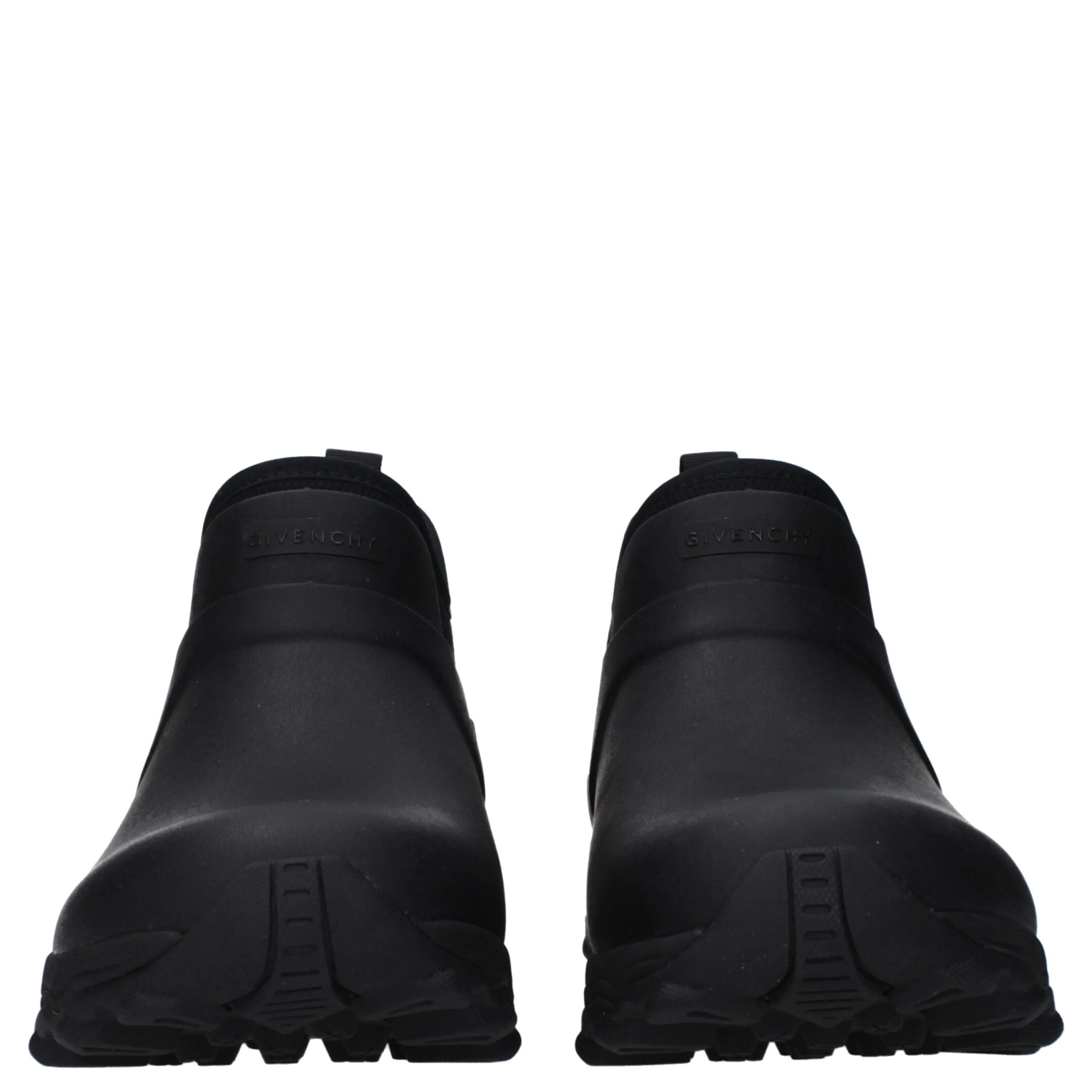 Black Cotton Ankle Boots