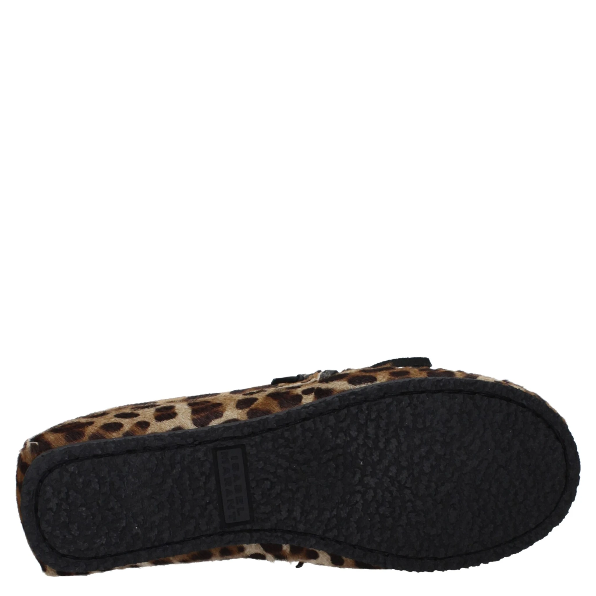 Brown Horsehair Slip-On Loafers