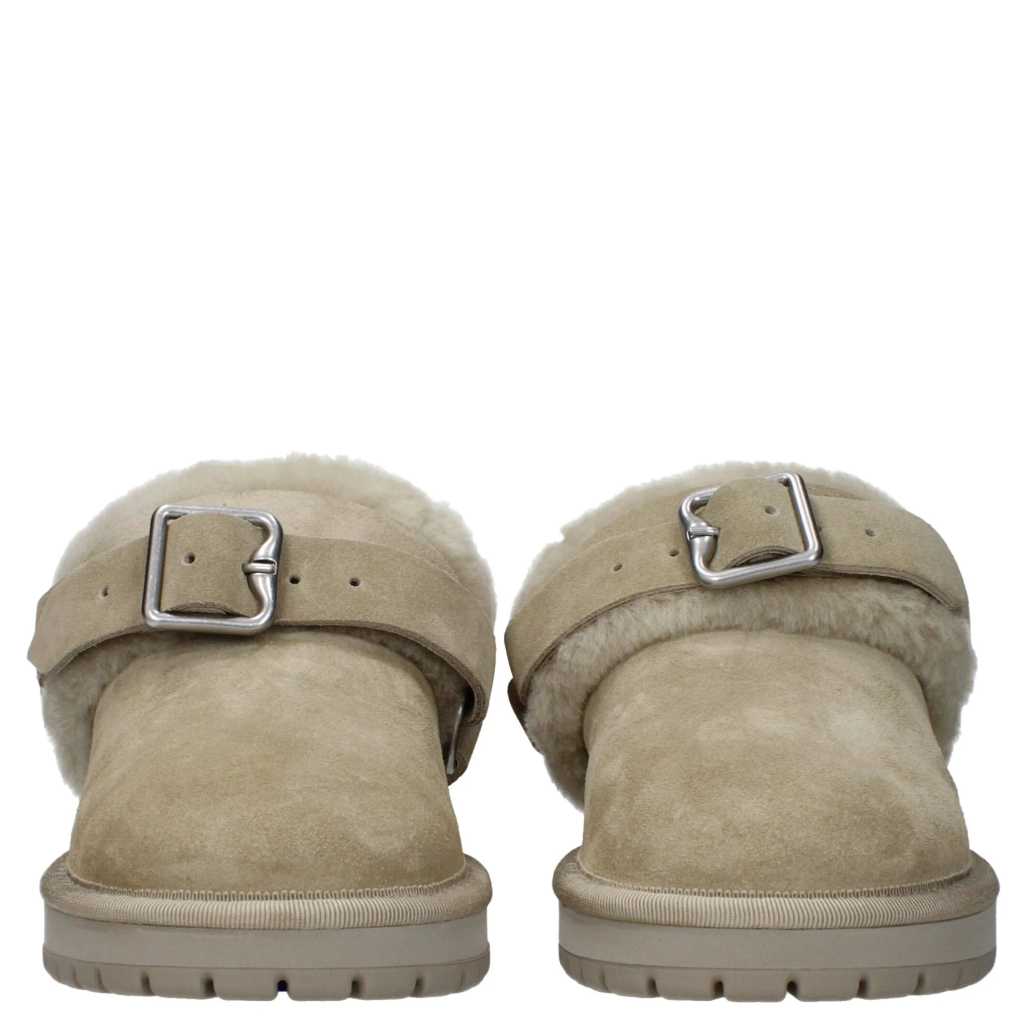 Green Leather Slippers