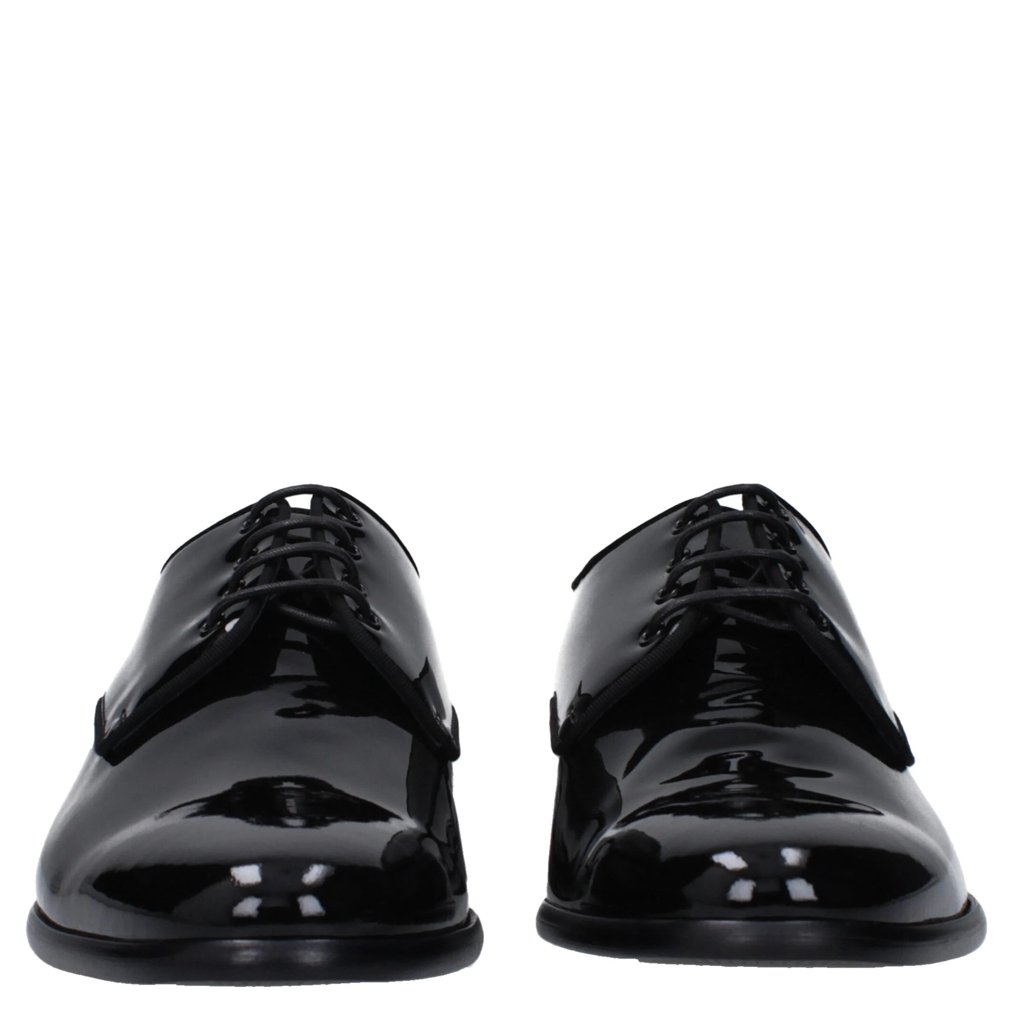 Black Leather Oxfords And Derbies