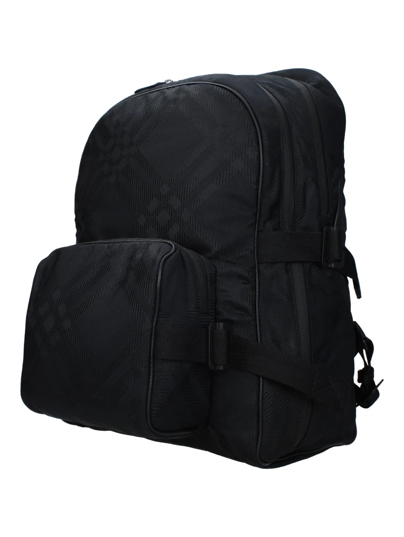 Black Fabric Backpack