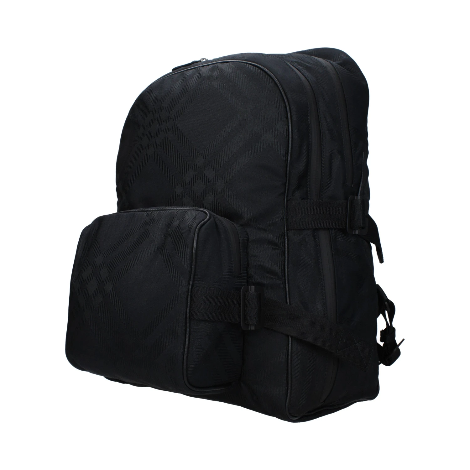 Black Fabric Backpack