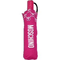 Pink Polyester Umbrella