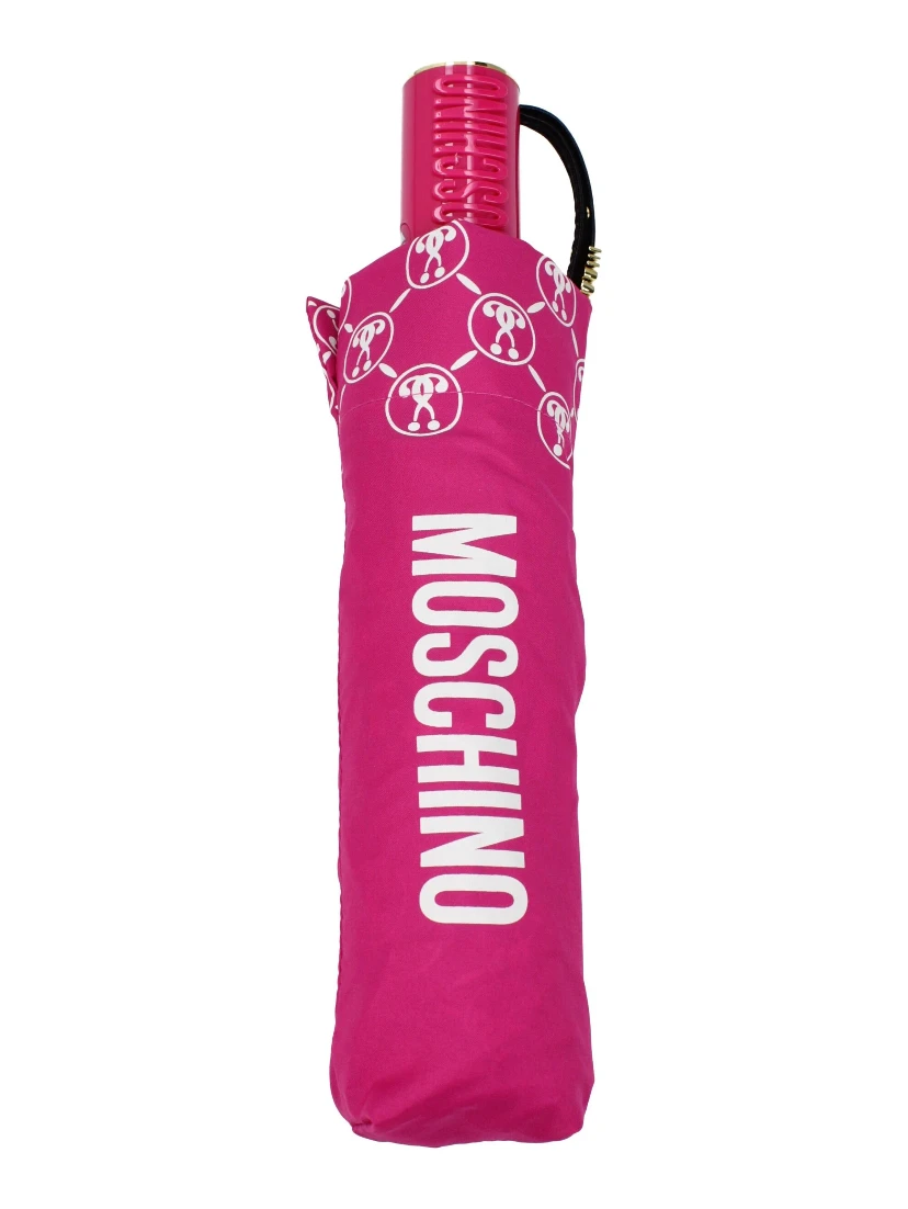 Pink Polyester Umbrella