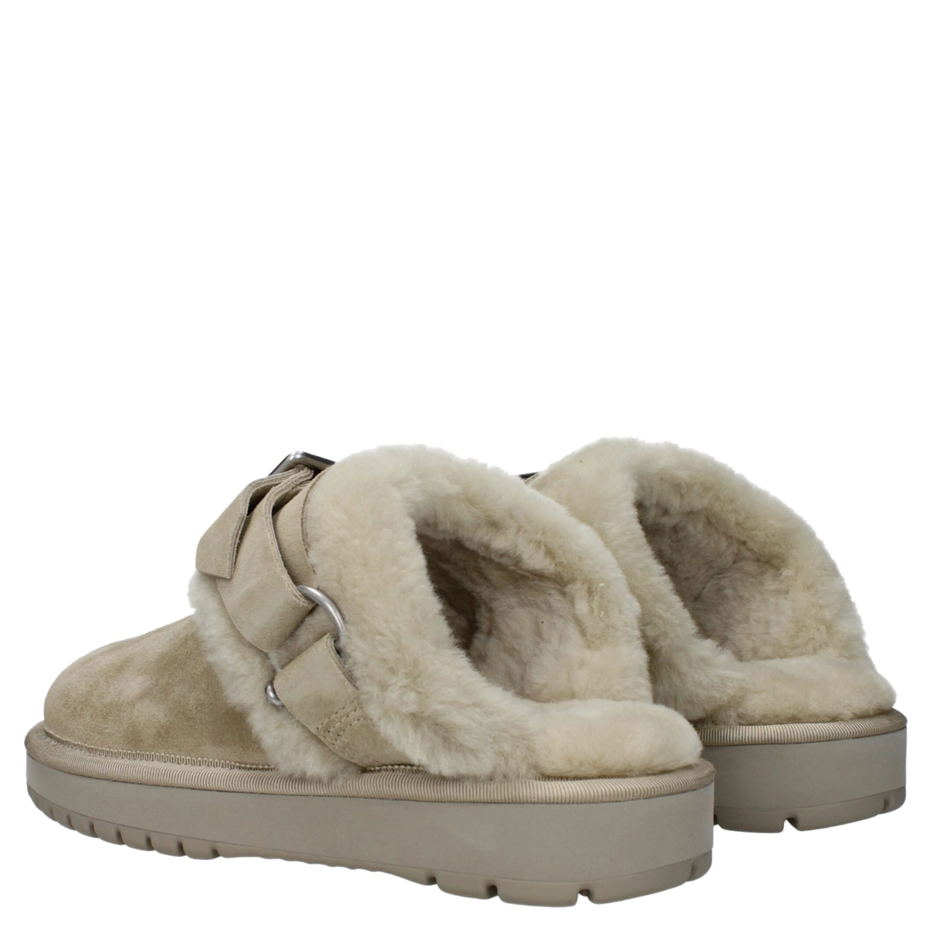 Green Leather Slippers