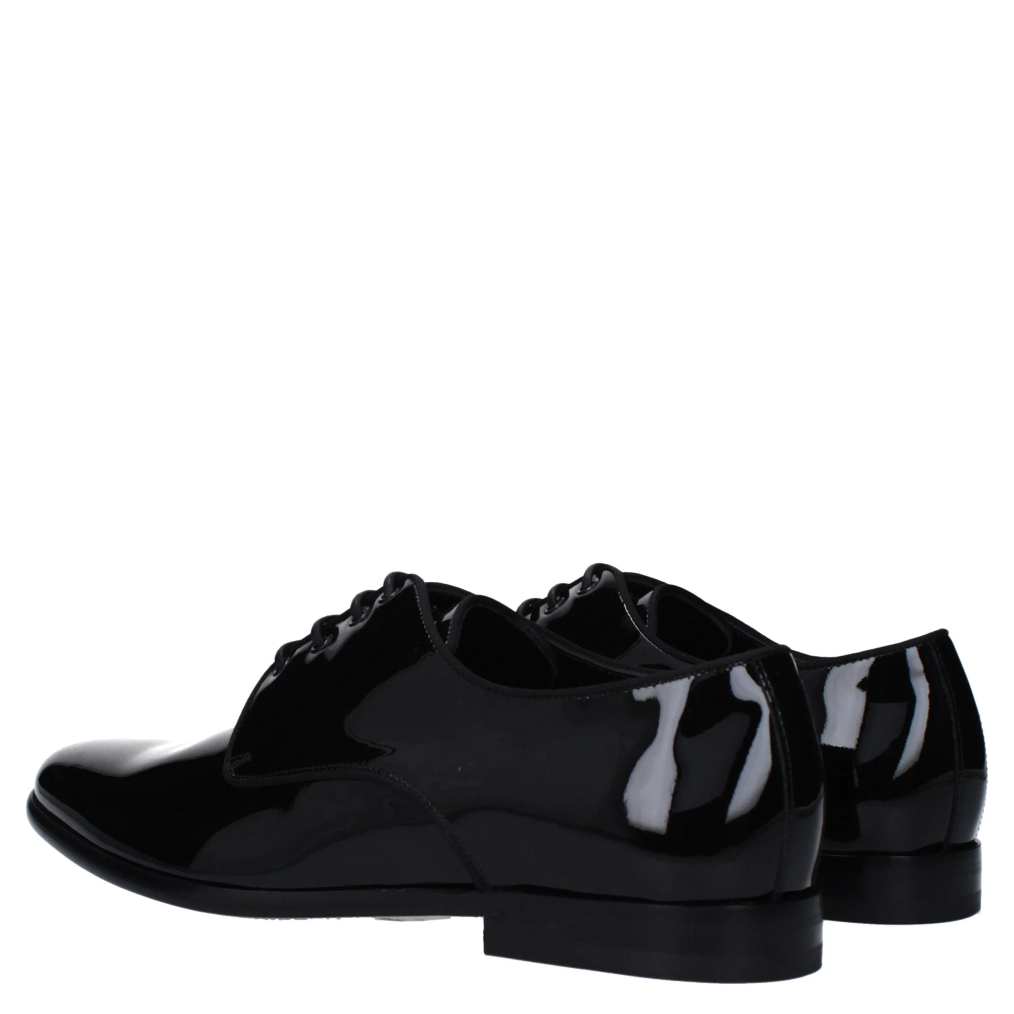 Black Leather Oxfords And Derbies