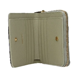 Beige Fabric Wallet