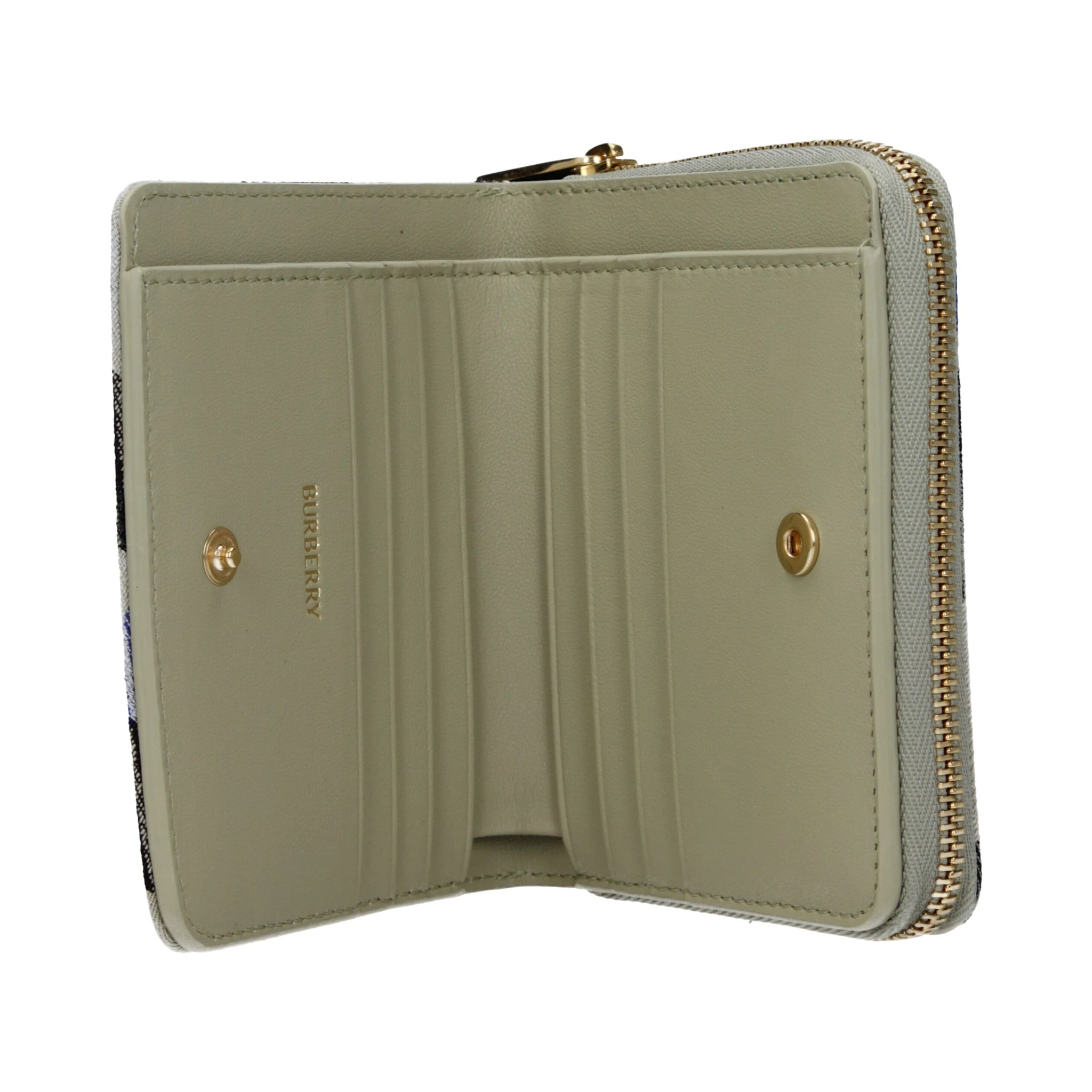 Beige Fabric Wallet