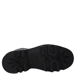 Black Cotton Ankle Boots