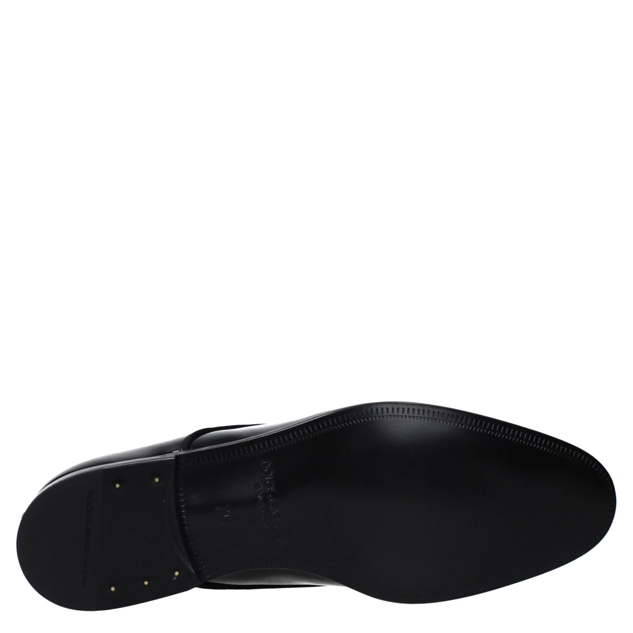 Black Leather Oxfords And Derbies
