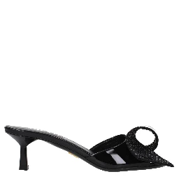 Black Leather Sandals