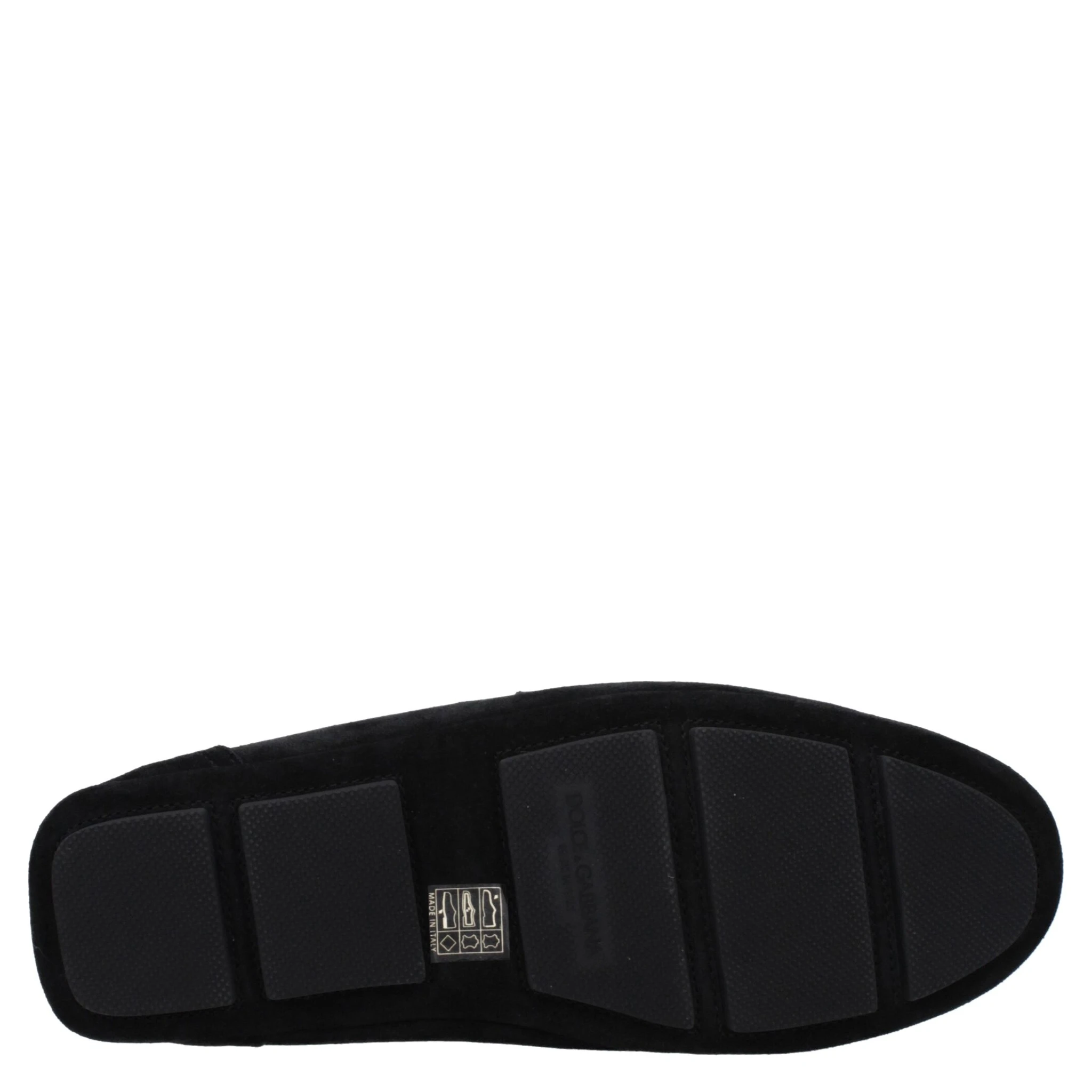 Black Leather Slip-On Loafers