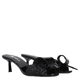 Black Leather Sandals