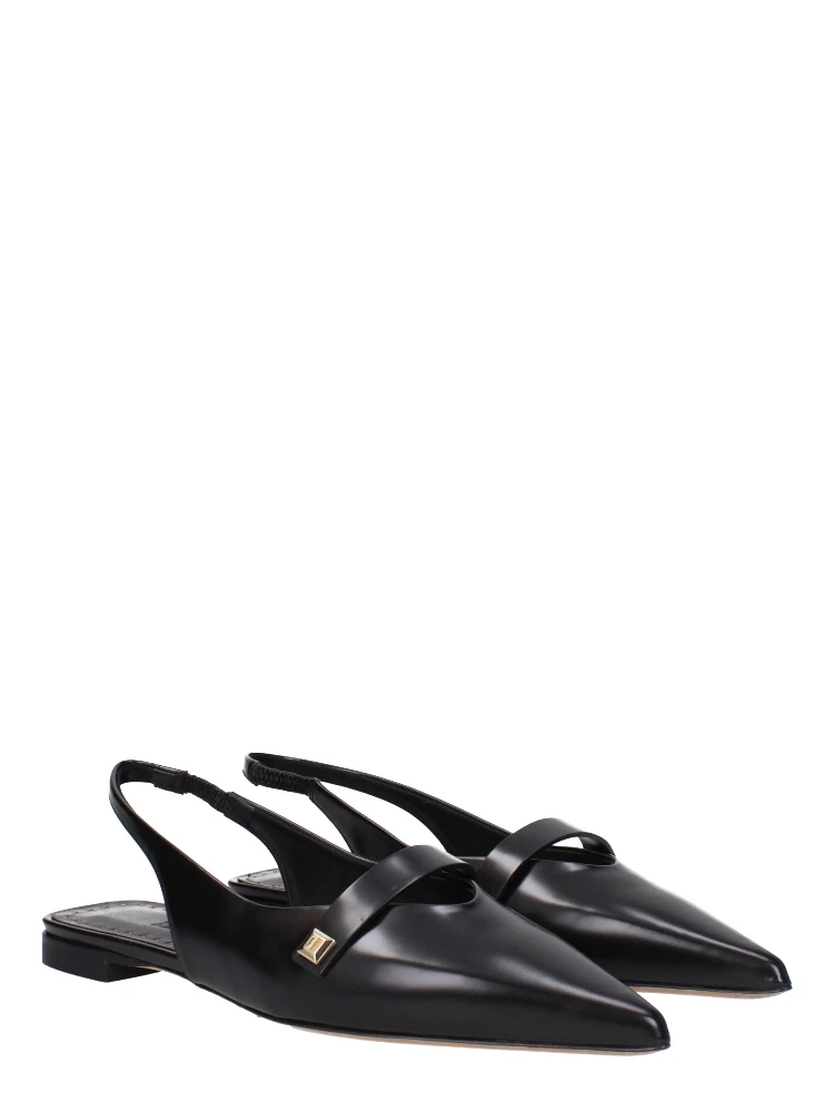 Black Leather Ballet Flats alternative