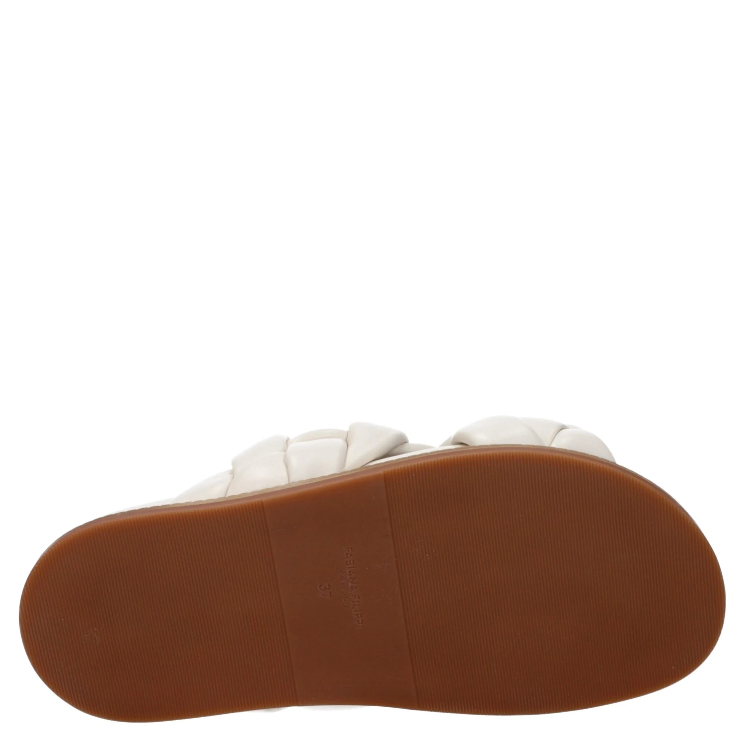 Beige Leather Slippers
