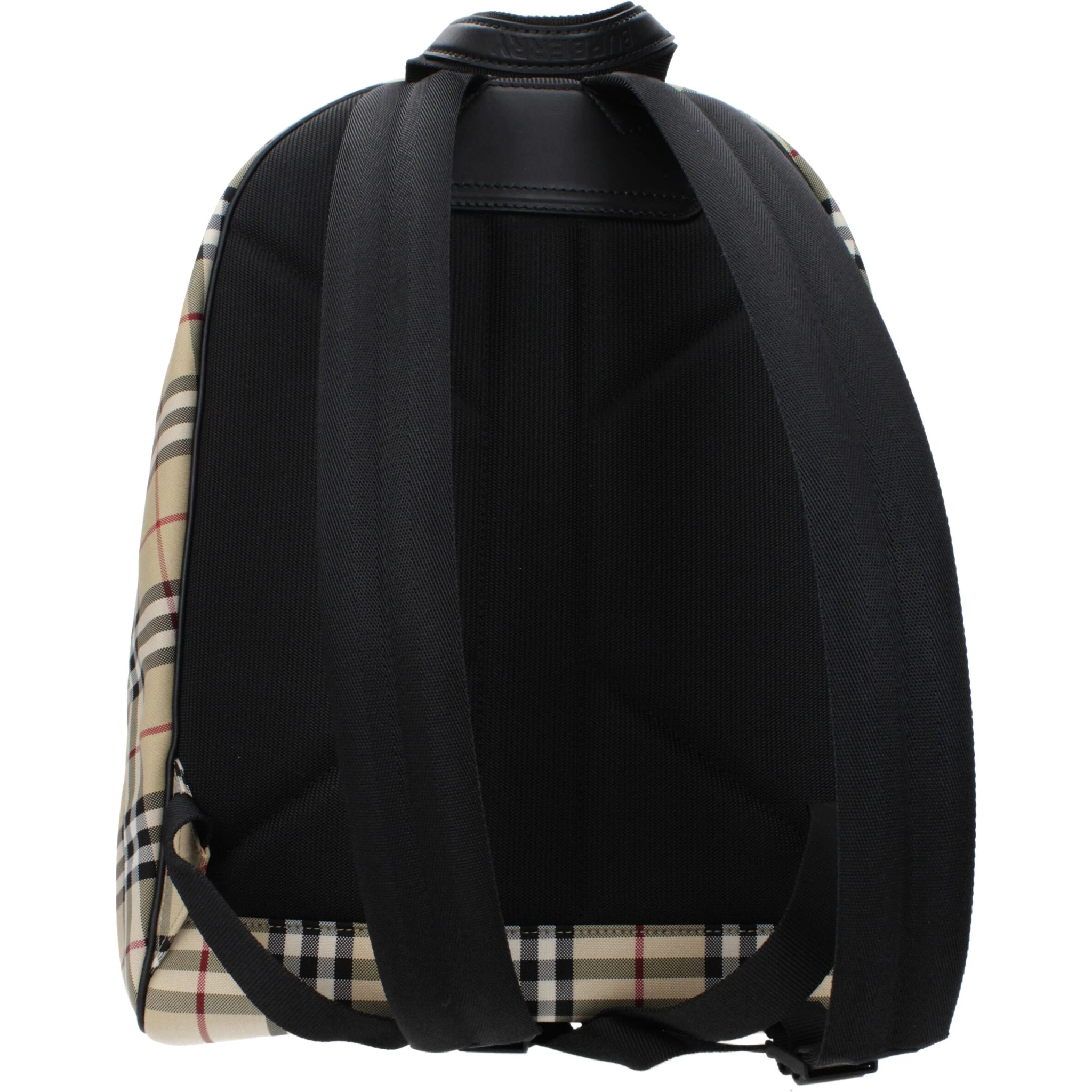 Beige Fabric Backpack