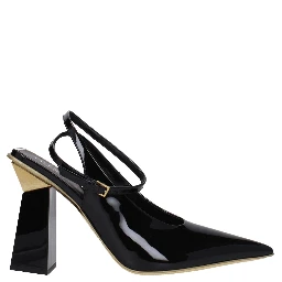 Black Leather Sandals