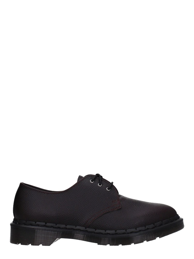 Purple Leather Oxfords And Derbies
