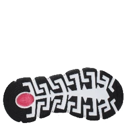 White Fabric Athletic Sneakers