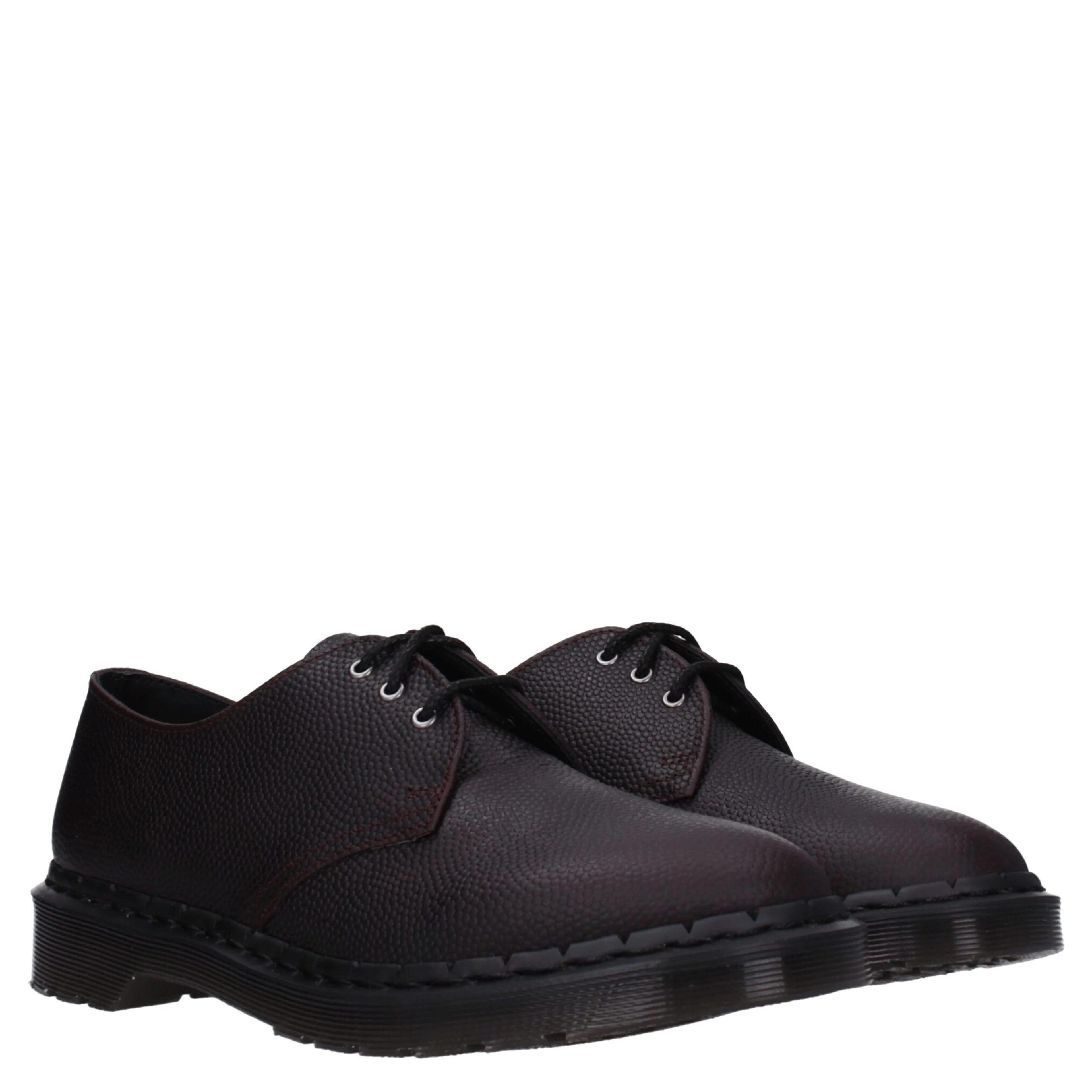 Purple Leather Oxfords And Derbies
