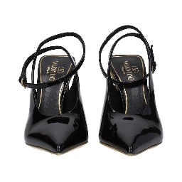 Black Leather Sandals