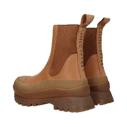 Brown Leather Ankle Boots