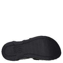 Black Fabric Slippers