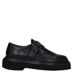 Black Leather Oxfords And Derbies