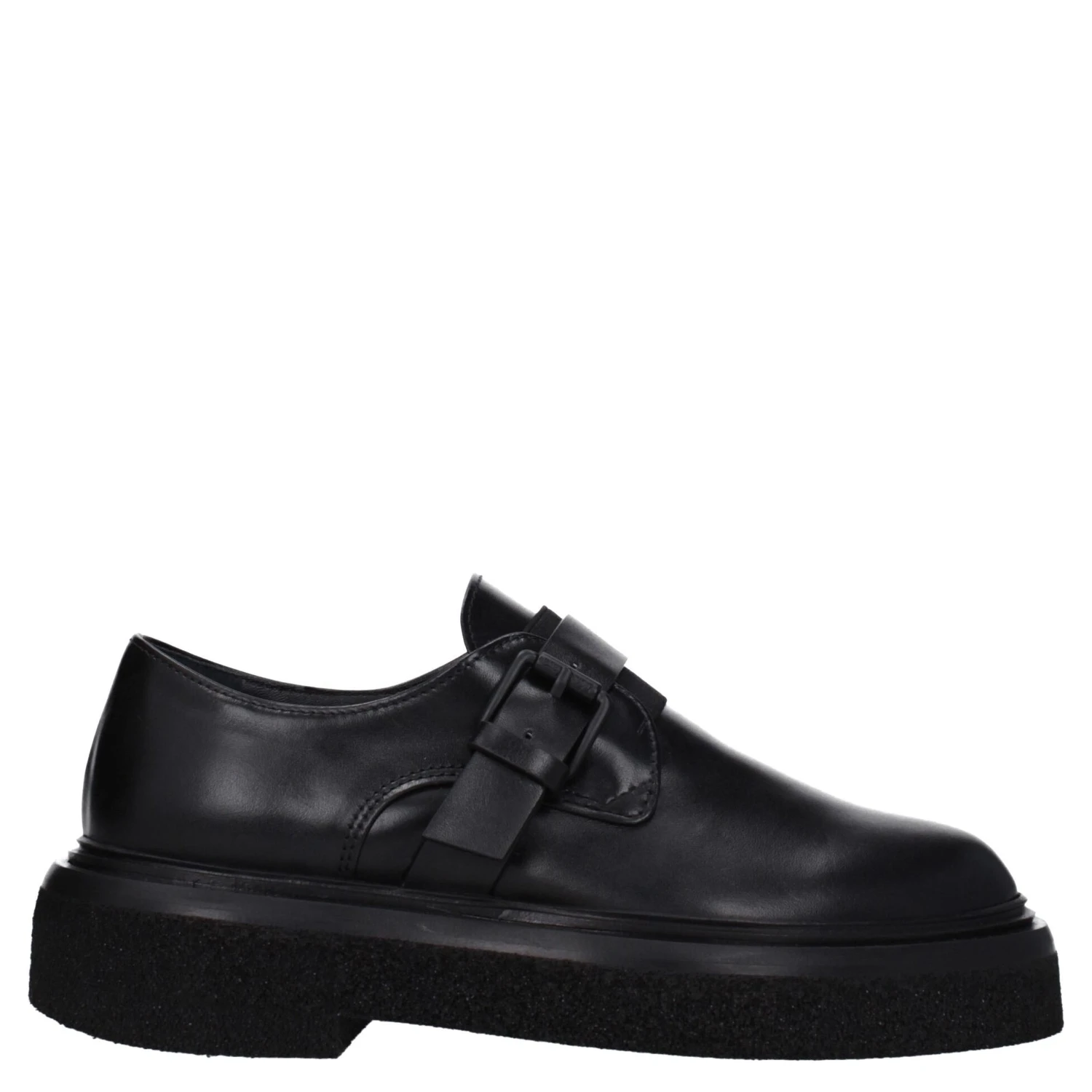 Black Leather Oxfords And Derbies