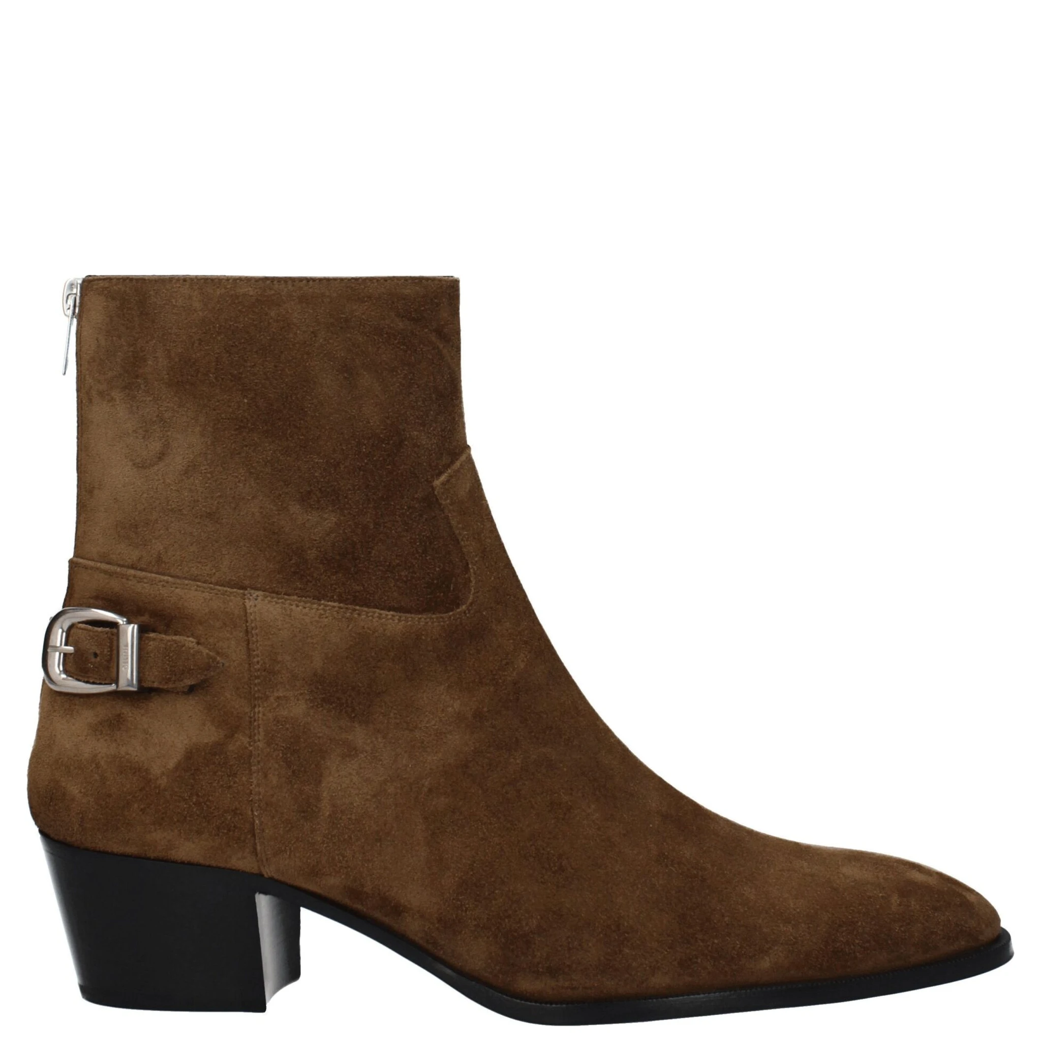 Brown Leather Ankle Boots
