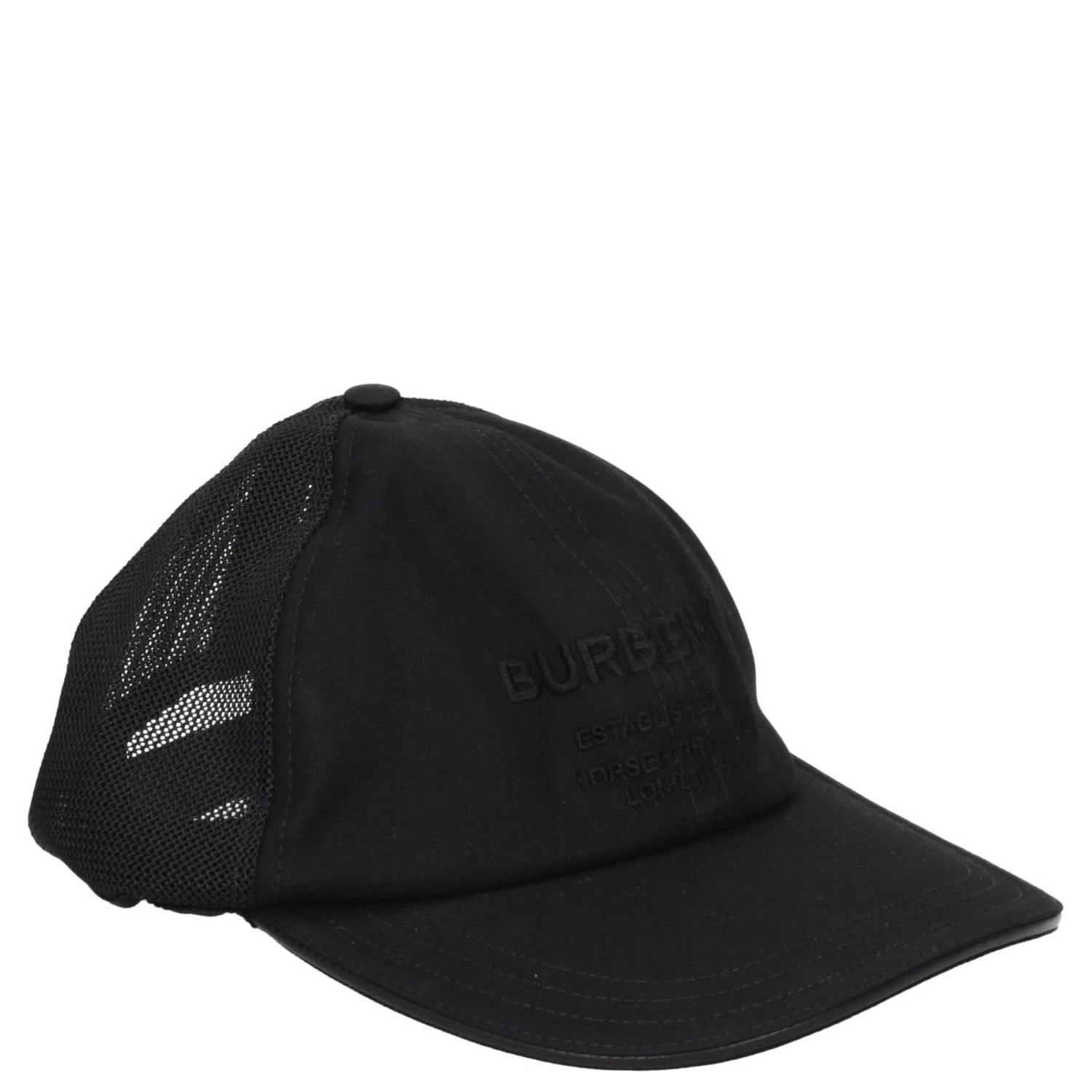 Black Cotton Cap (Baseball Hat)
