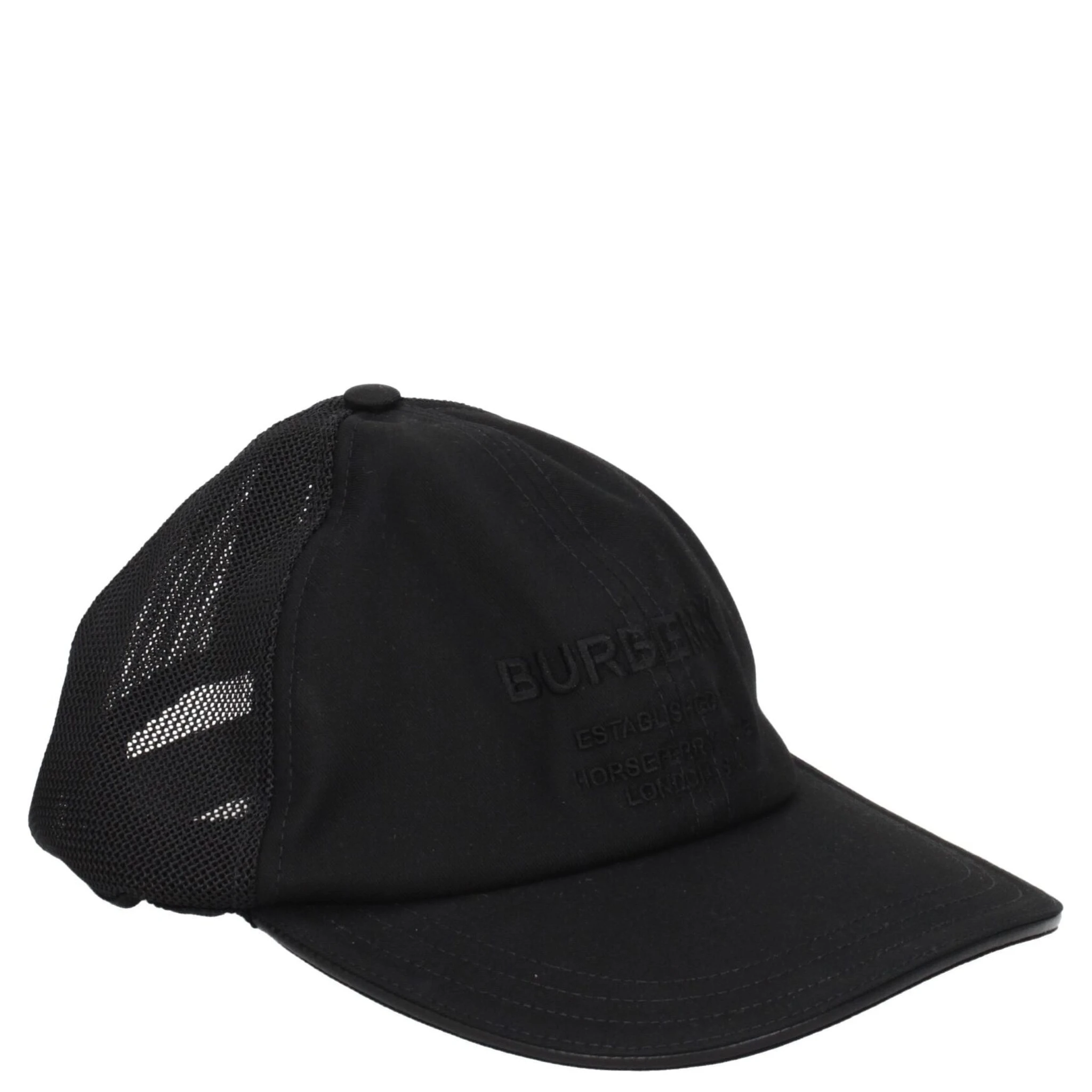 Black Cotton Cap (Baseball Hat)