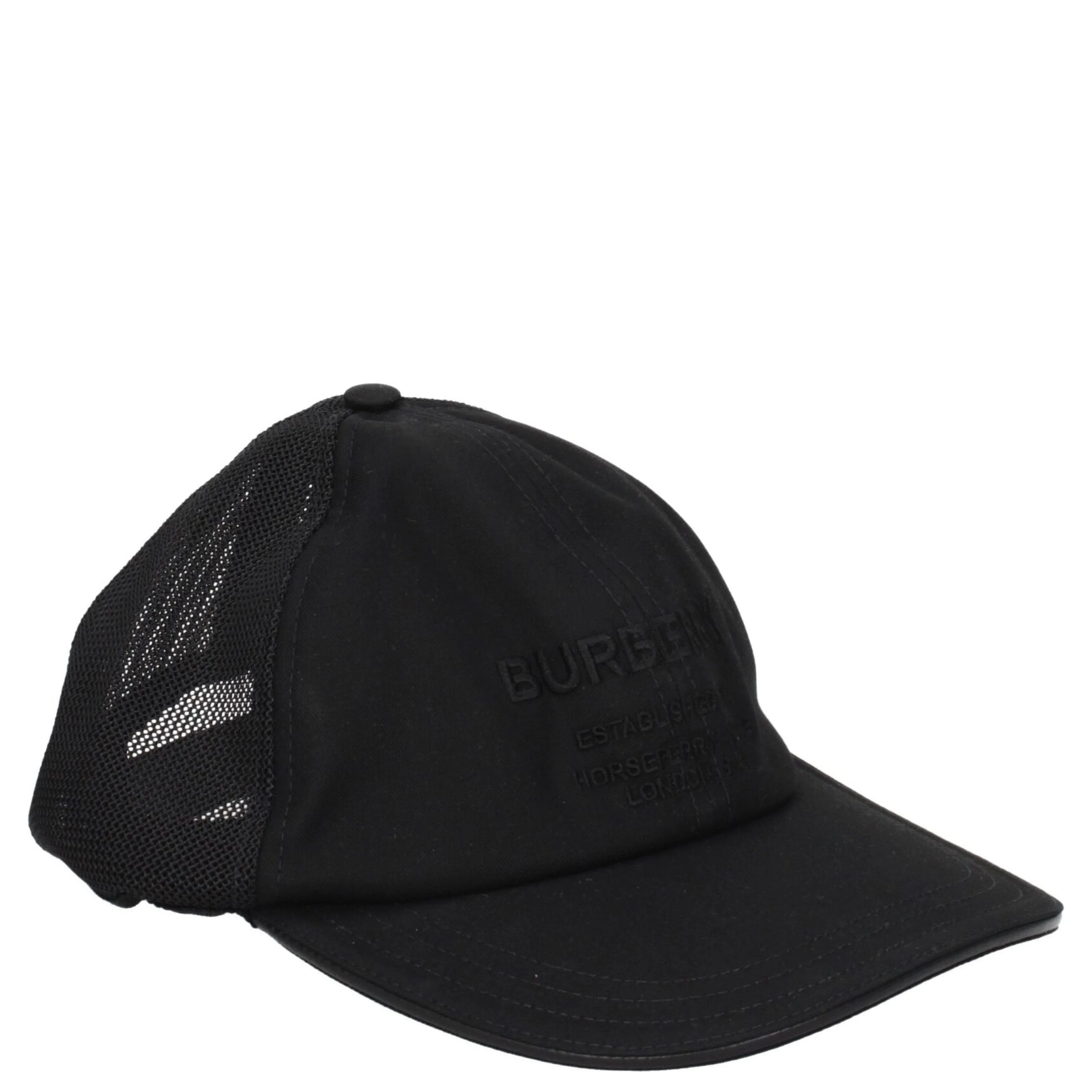 Black Cotton Cap (Baseball Hat)