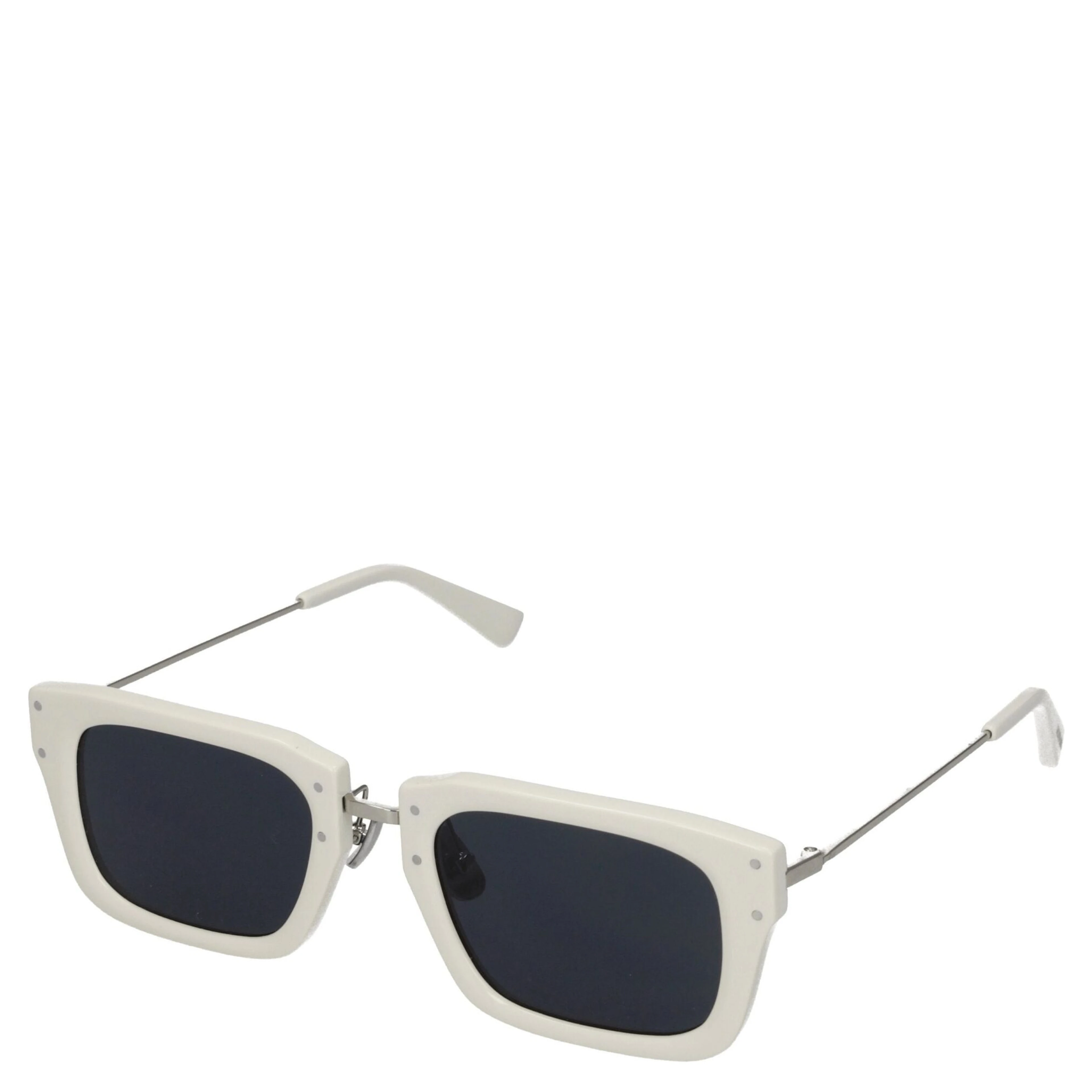 White Acetate Sunglasses