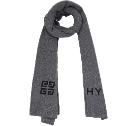 Gray Wool Scarf