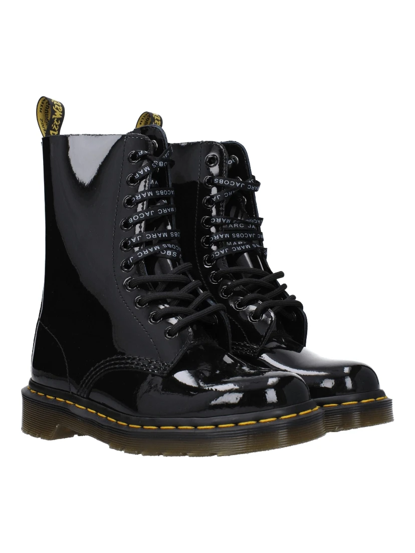 Black Leather Ankle Boots