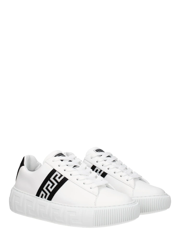 White Leather Low Top Sneakers alternative
