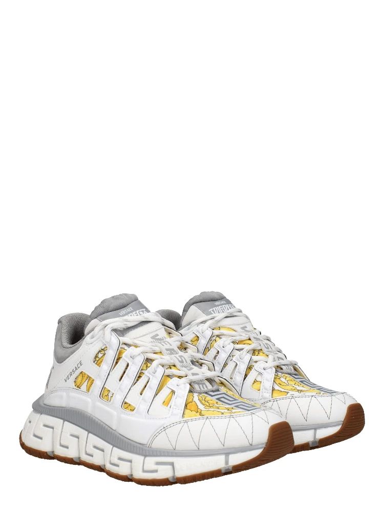 White Fabric Athletic Sneakers alternative