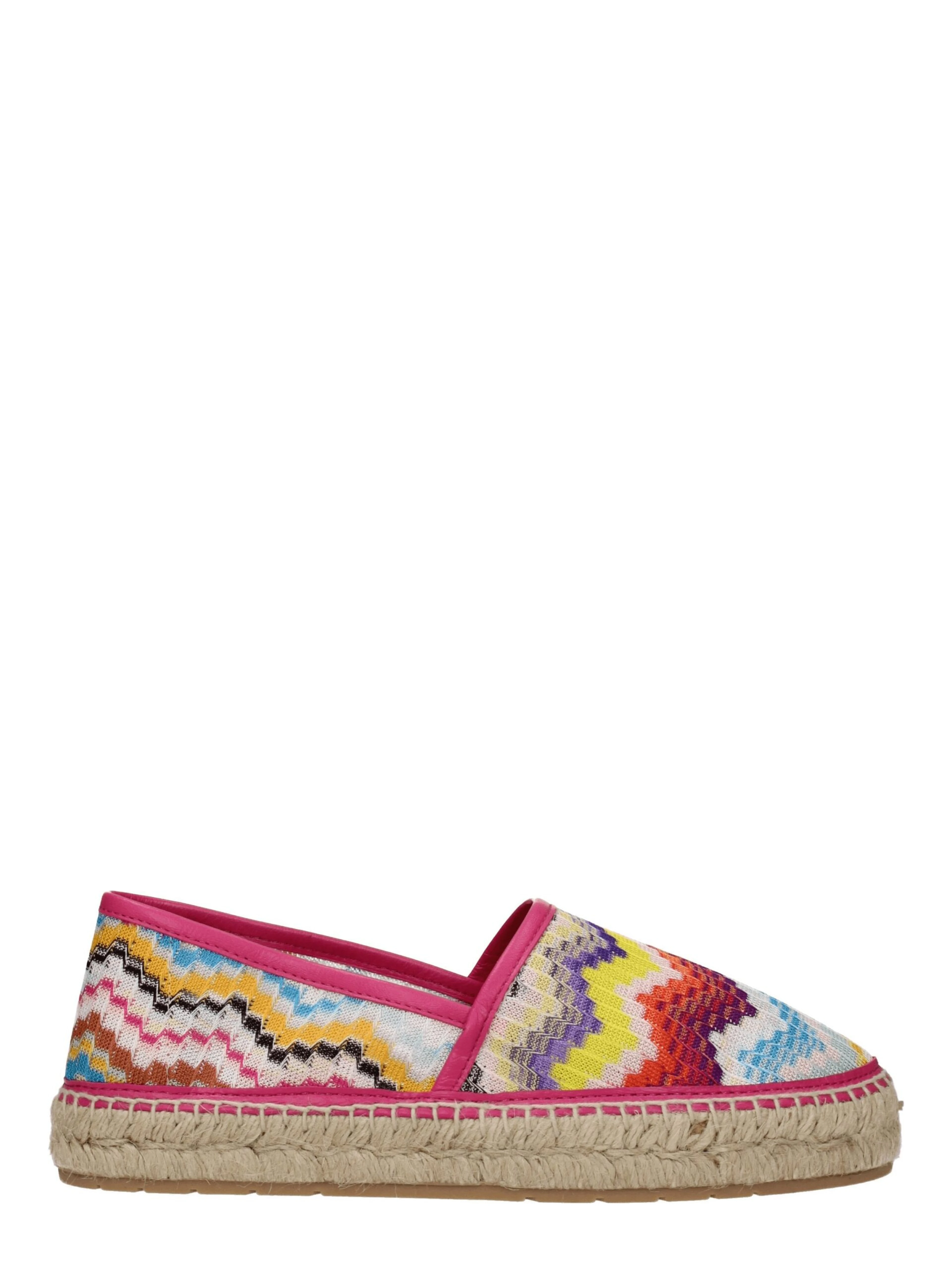 Multicolor Fabric Espadrilles