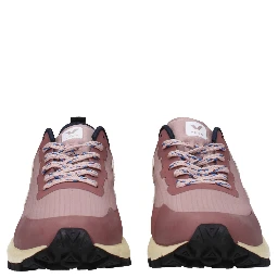 Pink Fabric Athletic Sneakers