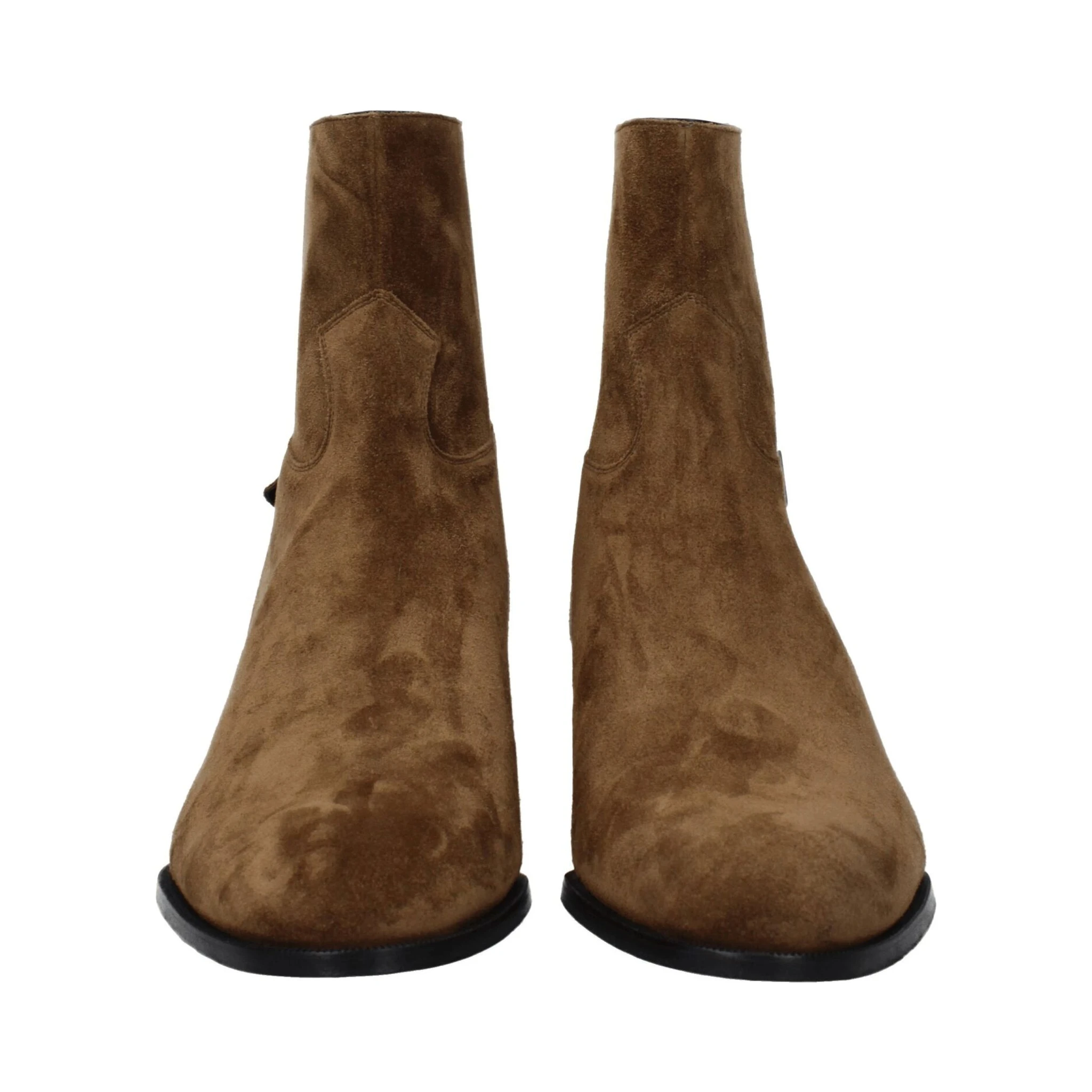 Brown Leather Ankle Boots