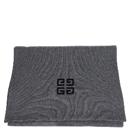 Gray Wool Scarf