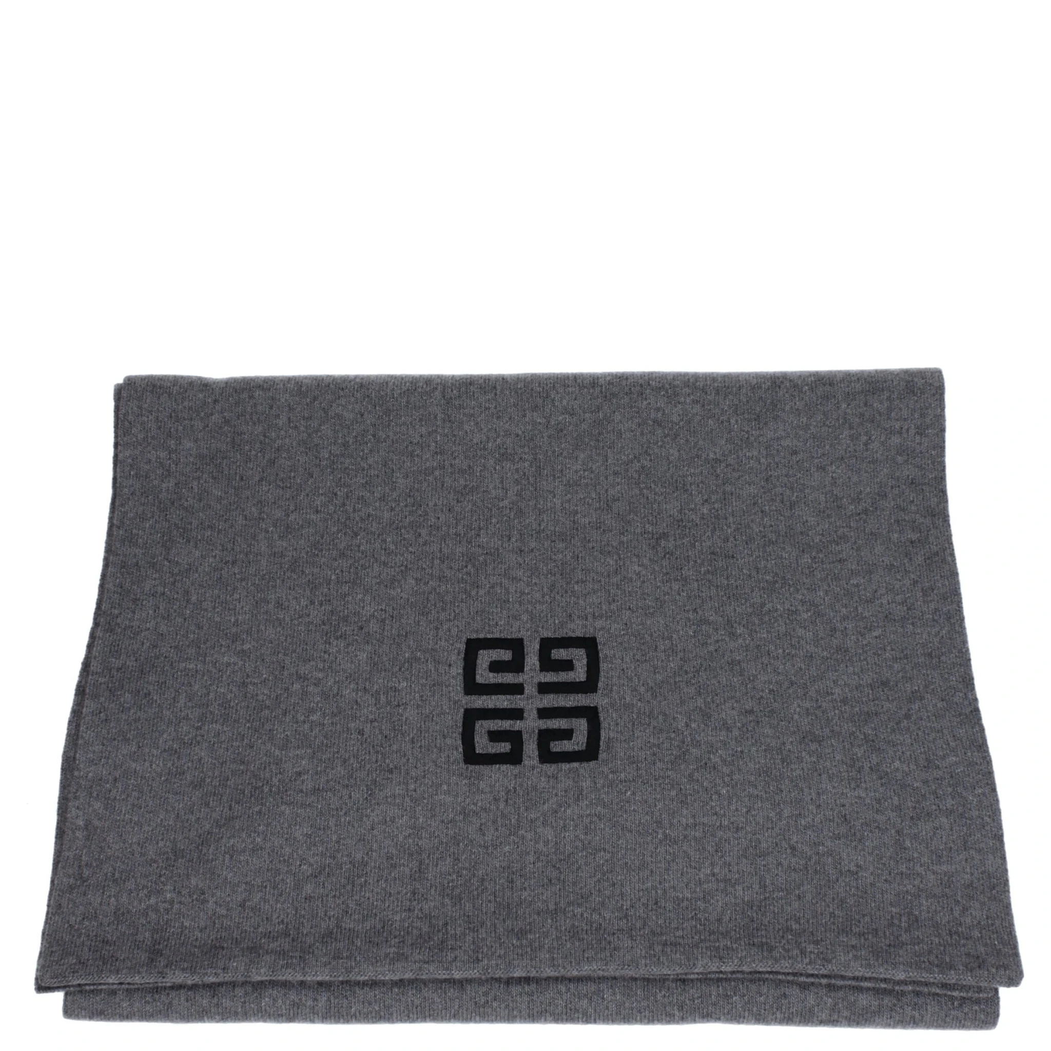 Gray Wool Scarf